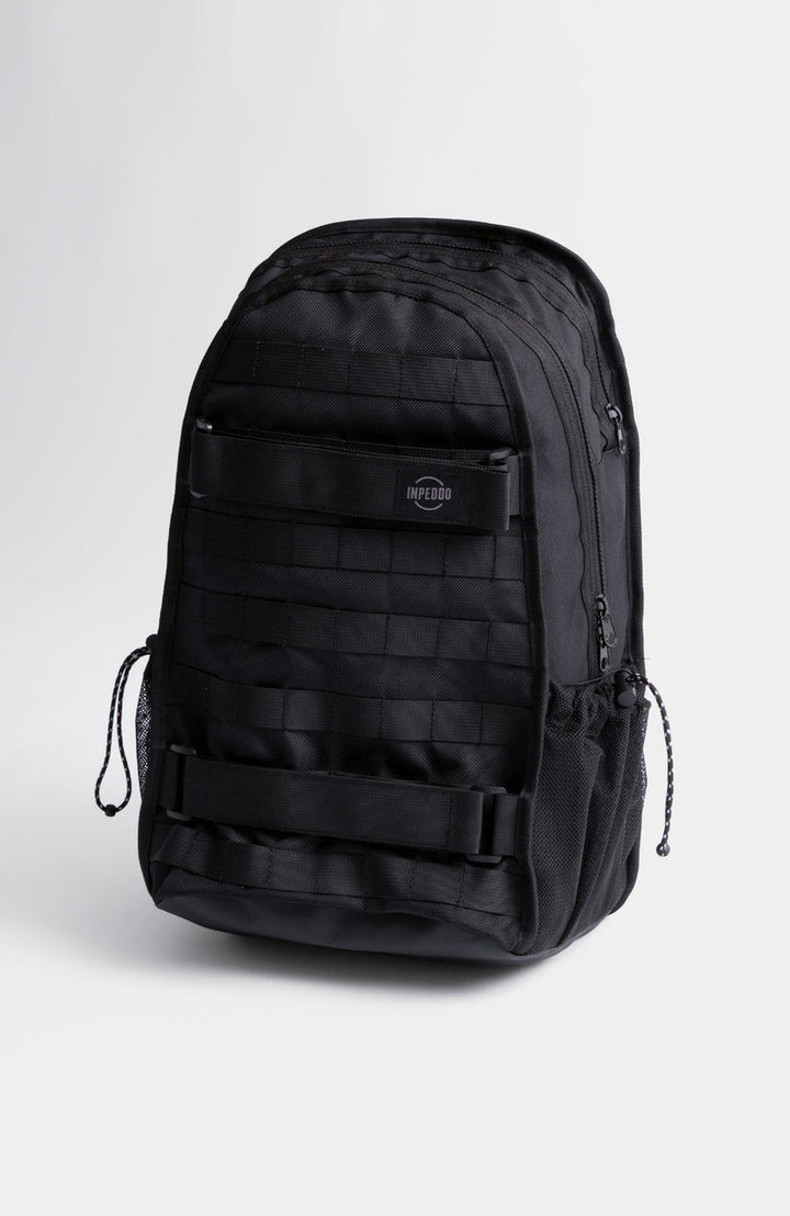 Inpeddo Skateboard Rucksack schwarz