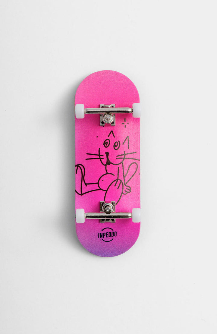 Inpeddo Fingerboard Complete 3rd Gen 34mm Booze Cat