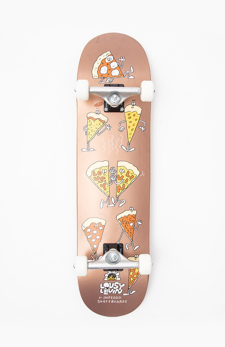 Inpeddo X Lousy Livin Skateboard Complete Pizza