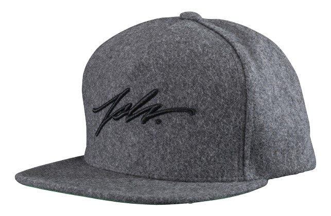 JSVL Wool Snapback Signature - Grey