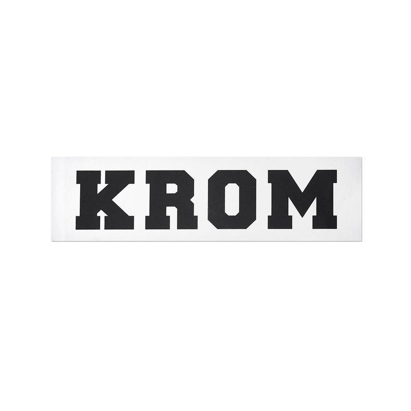 Krom Kendama Silver Sticker Pack