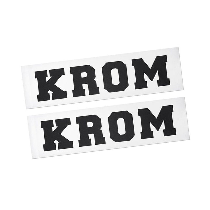 Krom Kendama Silver Sticker Pack