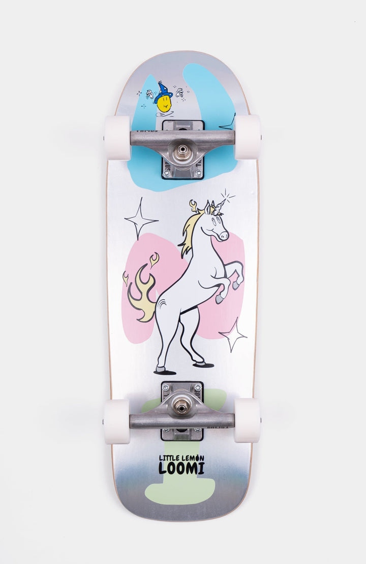 Little Lemon Loomi Corkgrip Cruiser Kids Unicorn Deluxe