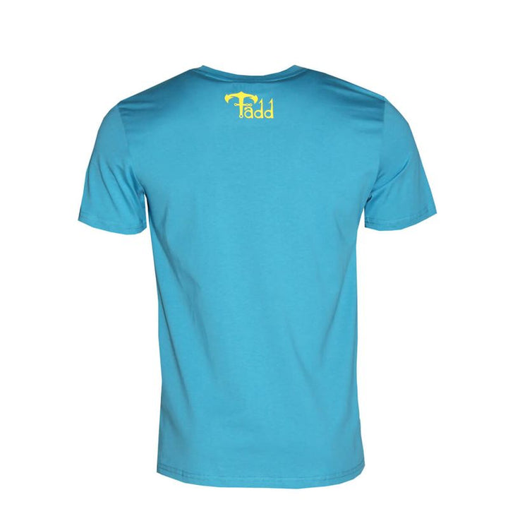 Fädd T-Shirt Neon Hipster Hans blue