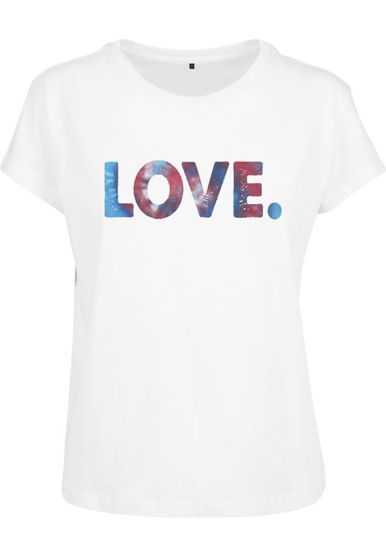 Mister Tee Ladies T-Shirt Love Batik Box white