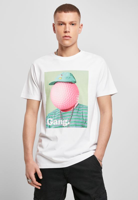 Mister Tee T-Shirt Golf Gang white