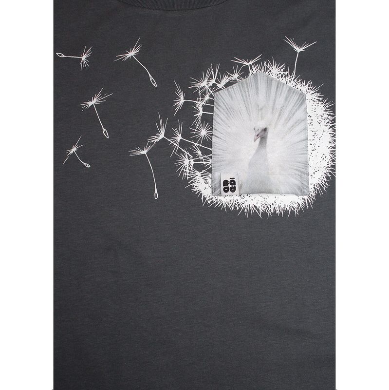 Fädd Girly T-Shirt the white V grey