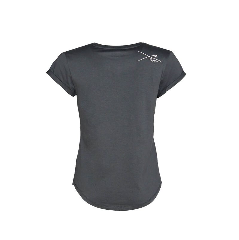 Fädd Girly T-Shirt der weiße V grey