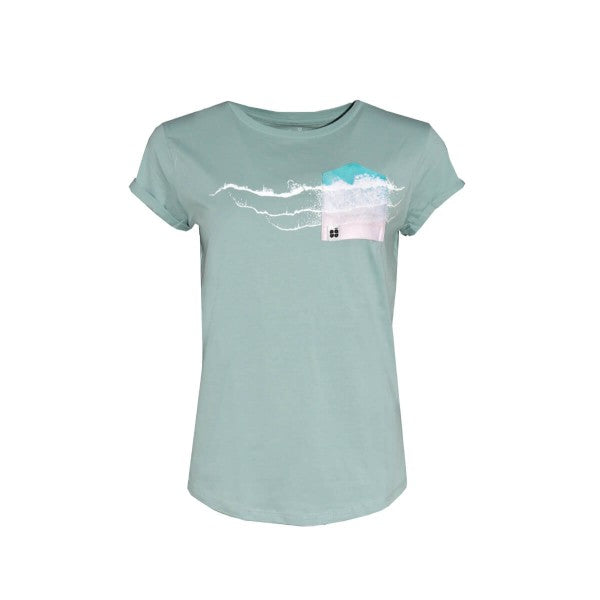 Fädd Girly T-Shirt Weißwasser BT light grey-green