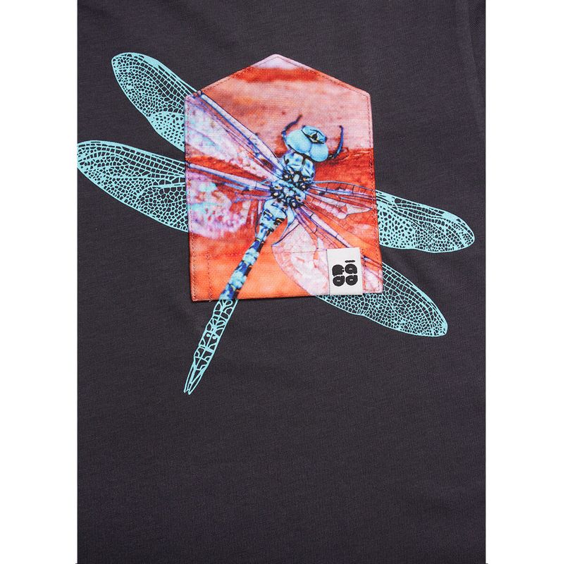 Fädd Girly T-Shirt Dragonfly grey