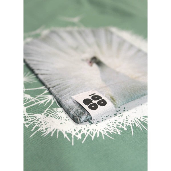 Fädd Girly T-Shirt der weiße V grey-green