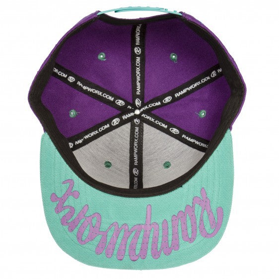 Rampworx Snapback Cap purple/teal