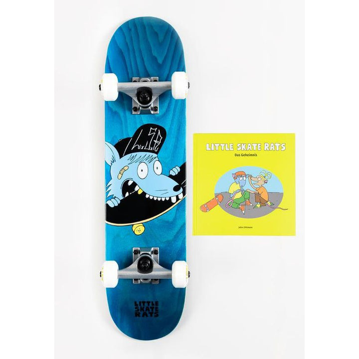 Little Skate Rats Complete Skateboard Rocco blue 6.5''