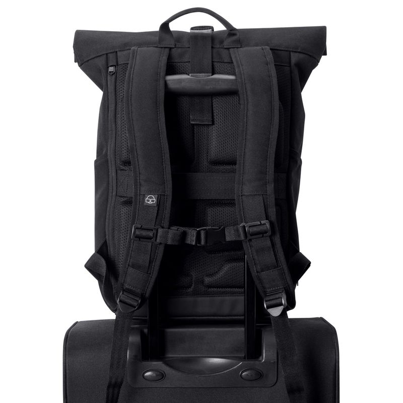 Johnny Urban Backpack Rolltop Allen Medium black