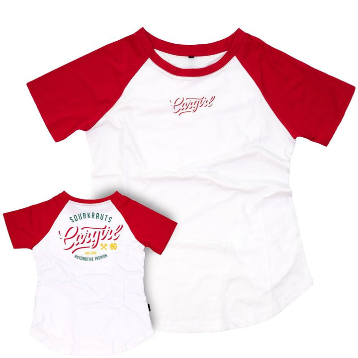 Sourkrauts Girlyshirt Cargirl red/white