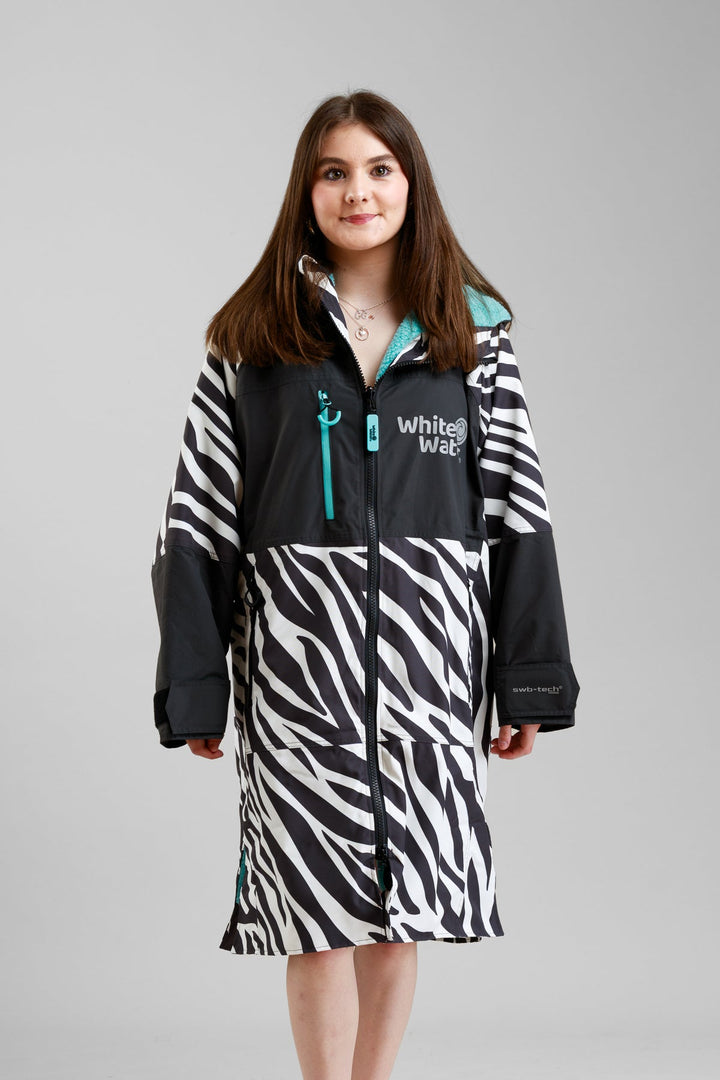 White Water Juniors Hard Shell Robe - Zebra Print- Limited Edition