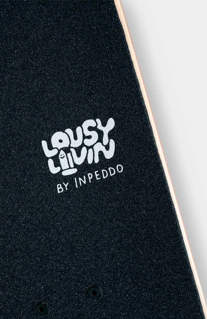 Inpeddo Skateboard Prem Complete Silver Lemon