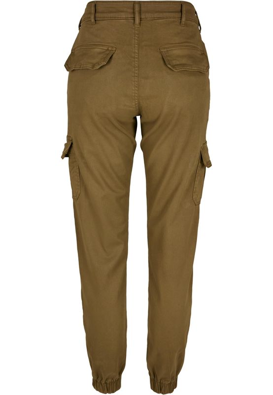 Urban Classics Ladies High Waist Cargo Pants summerolive