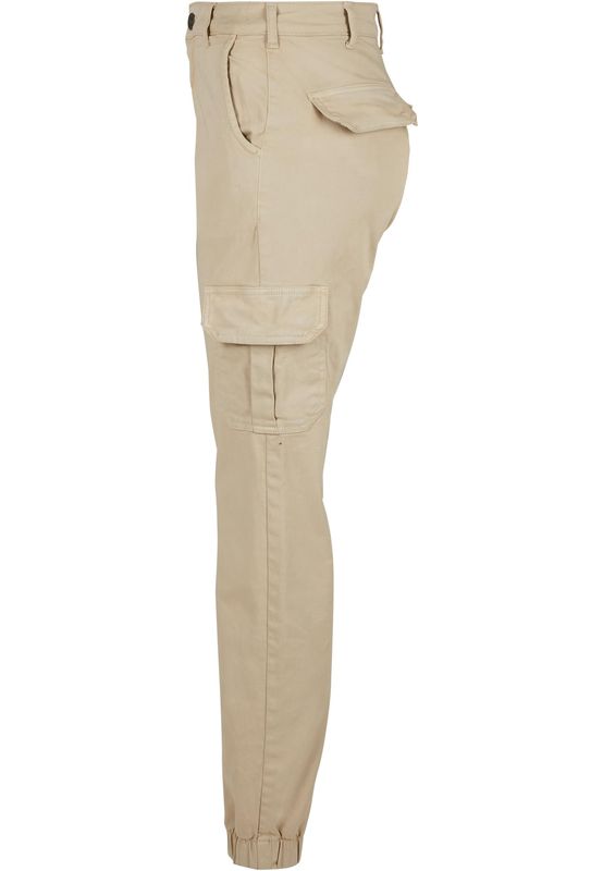 Urban Classics Ladies High Waist Cargo Pants concrete