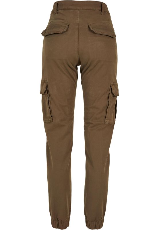 Urban Classics Ladies Cotton Twill Utility Pants olive