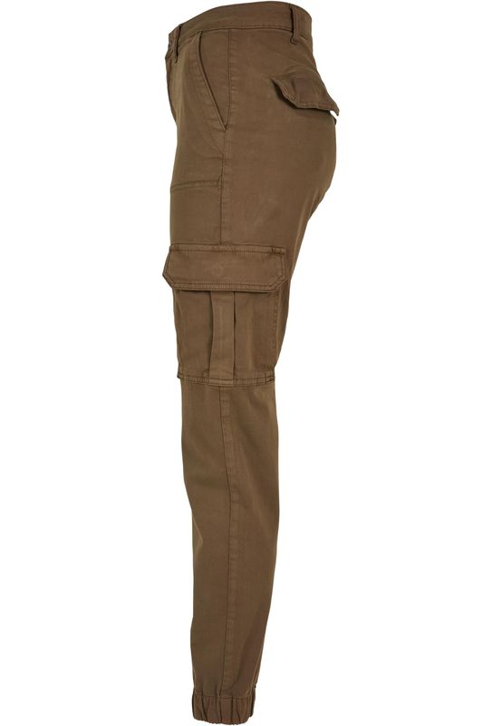 Urban Classics Ladies Cotton Twill Utility Pants olive