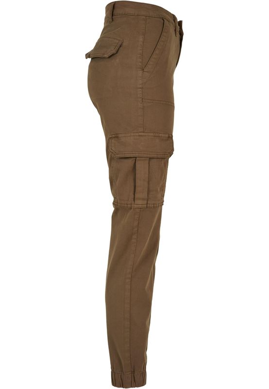 Urban Classics Ladies Cotton Twill Utility Pants olive