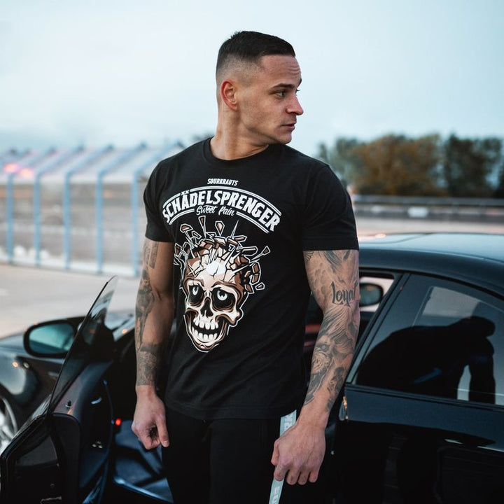 Sourkrauts T-Shirt Skullblaster black