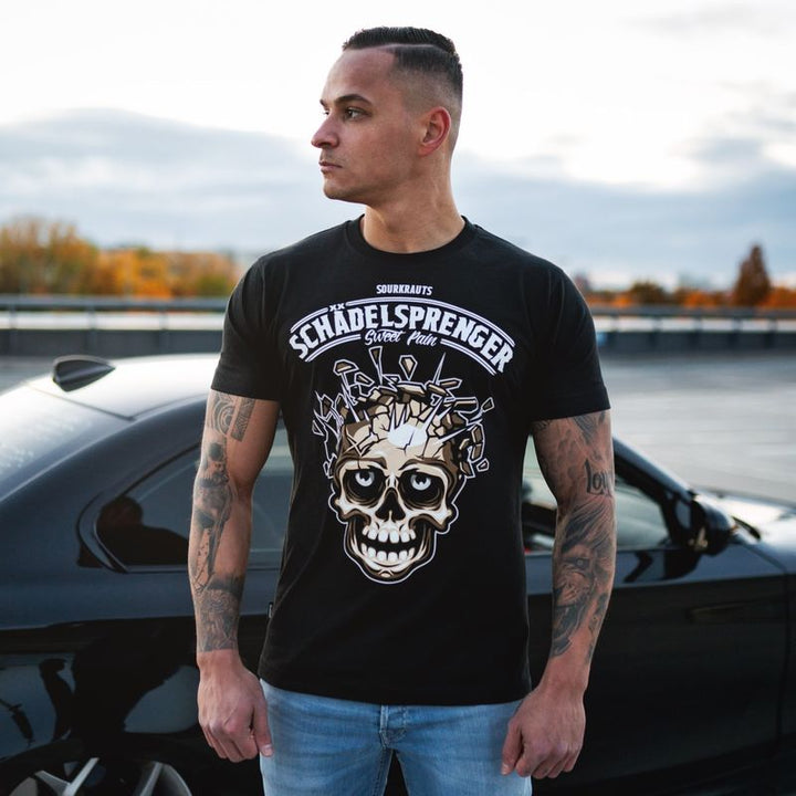 Sourkrauts T-Shirt Skullblaster black