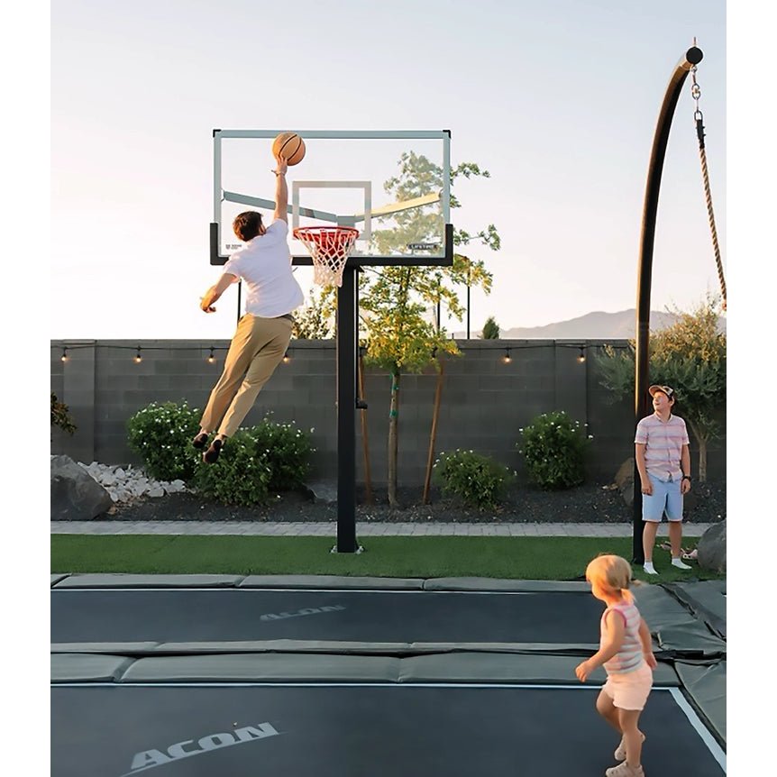 Acon 16 HD PRO Performance Rechteckiges Trampolin mit Netz und Leiter – Trampoline, Ansicht 11