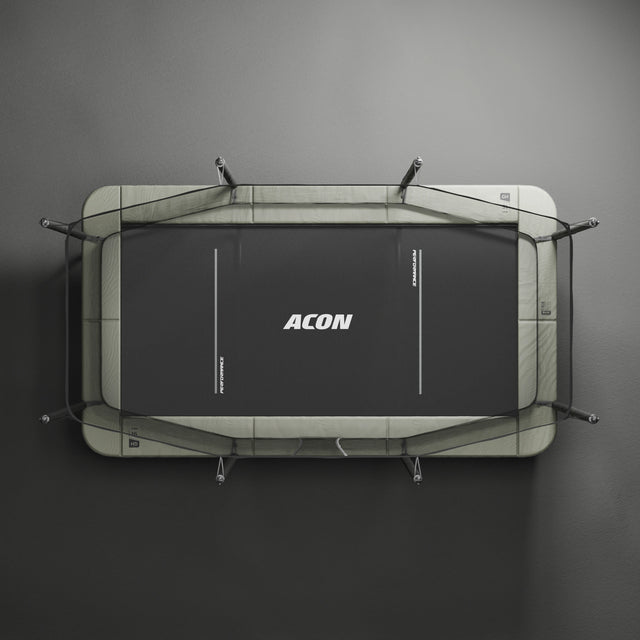 Acon 16 HD PRO Performance Rechteckiges Trampolin mit Netz und Leiter