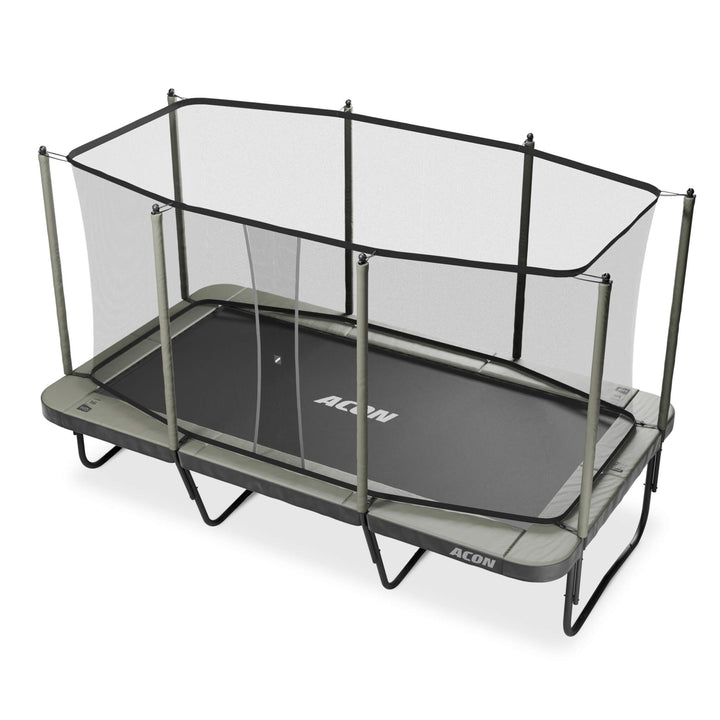 Acon 16 HD PRO Rechteckiges Trampolin mit Netz und Leiter