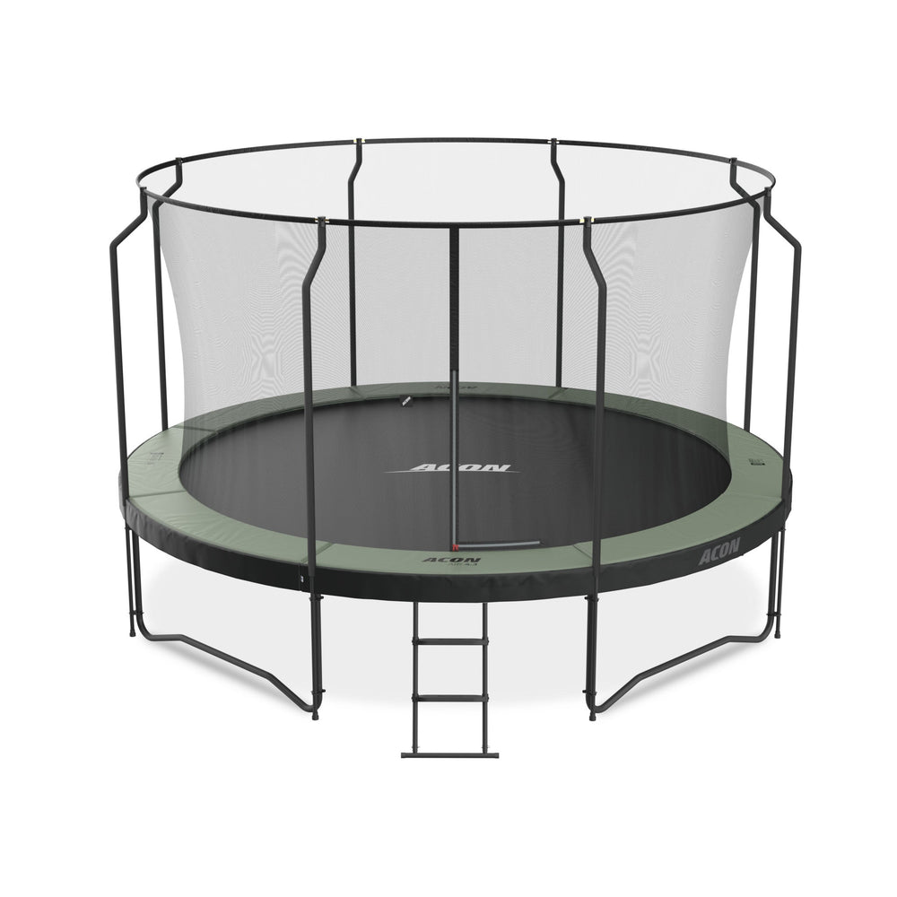 ACON Air 4,3m Trampolin mit Premium Überdachung.