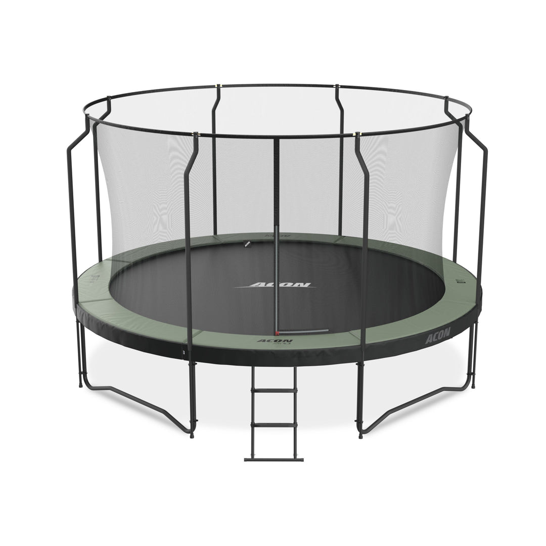 ACON Air 4,3m Trampolin mit Premium Überdachung.