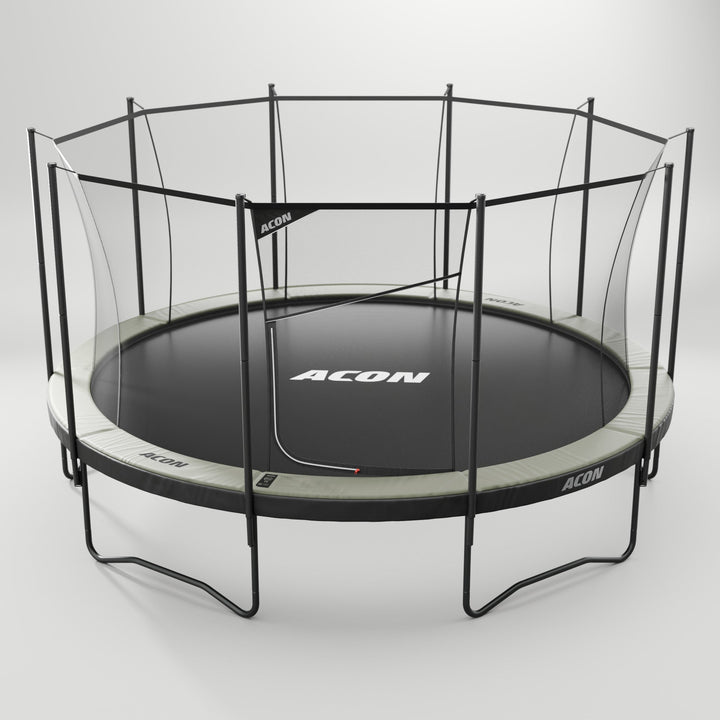 Acon Air 3,7 m Rundes Trampolin mit Sicherheitsnetz und Leiter, GEN 2.0