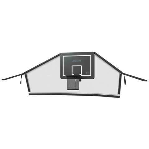Acon Air Basketballkorb mit Backnet für runde Trampoline – Trampoline, Ansicht 1