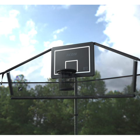 Acon Air Basketballkorb mit Backnet für runde Trampoline – Trampoline, Ansicht 2