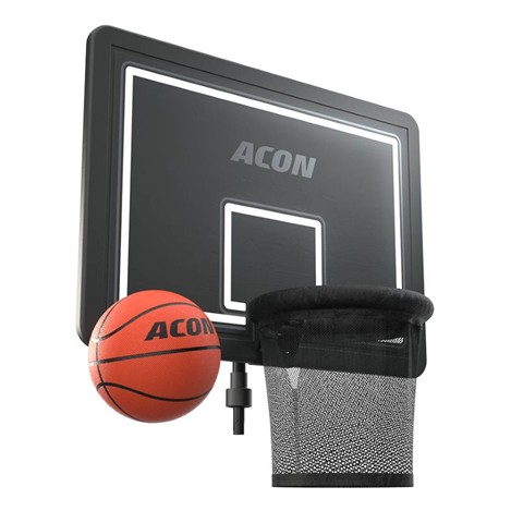 Acon Air Basketballkorb mit Backnet für runde Trampoline – Trampoline, Ansicht 4