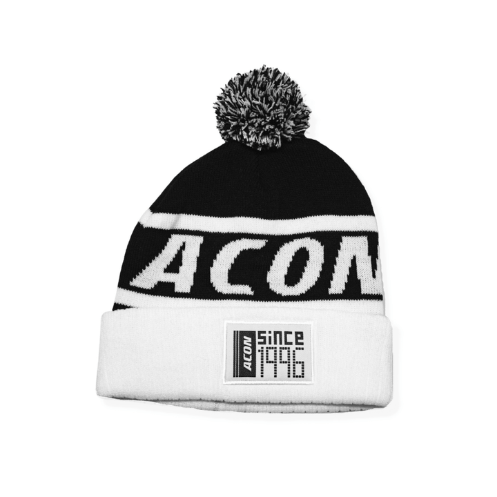 Acon Beanie Blk/Whi – Beanies, Ansicht 1