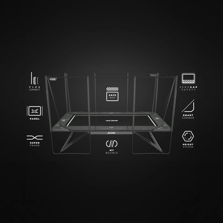 Acon X 17 Trampoline mit Netz – Trampoline, Ansicht 5