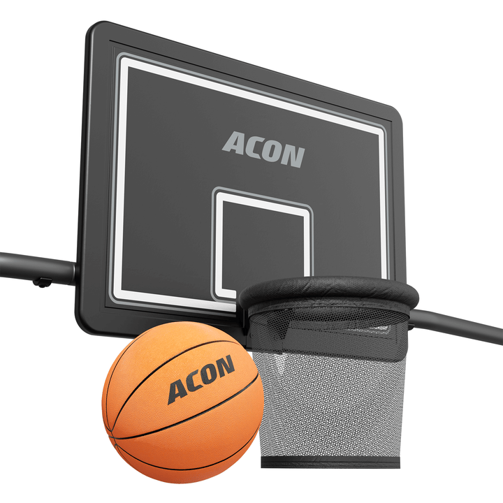 Acon X Basketballkorb mit Korbnetz für 17 Trampoline rechteckig – Trampoline, Ansicht 2