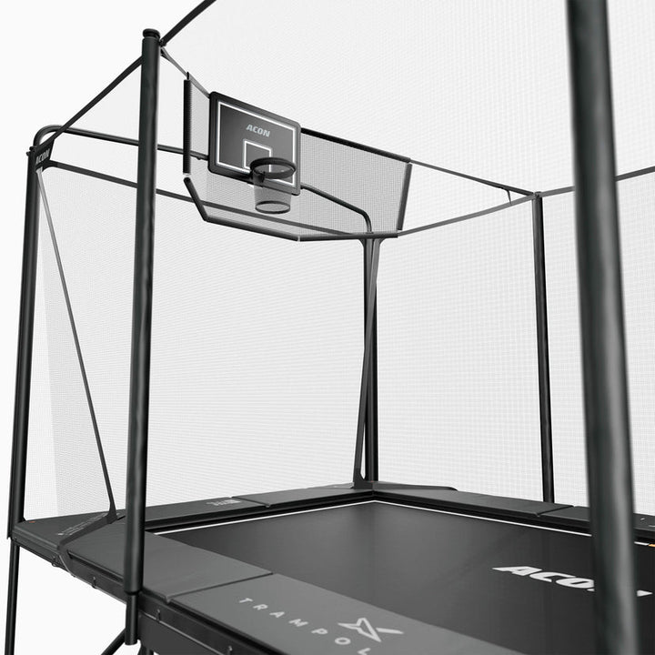 Acon X Basketballkorb mit Korbnetz für 17 Trampoline rechteckig – Trampoline, Ansicht 3