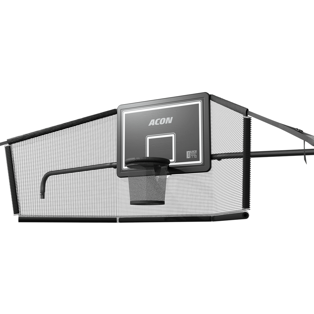 Acon X Basketballkorb mit Korbnetz für Trampoline rechteckig – Trampoline, Ansicht 1