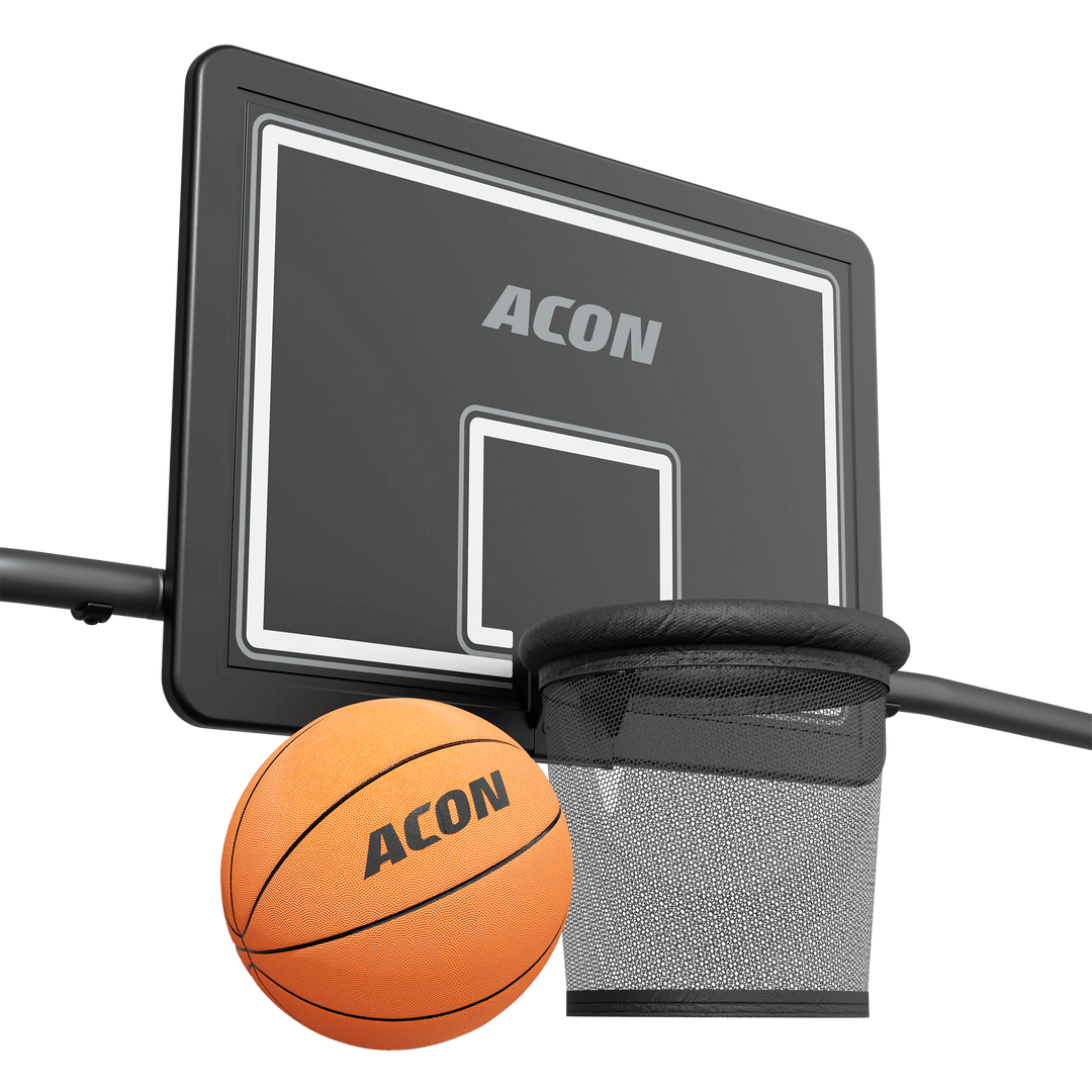 Acon X Basketballkorb mit Korbnetz für Trampoline rechteckig – Trampoline, Ansicht 2