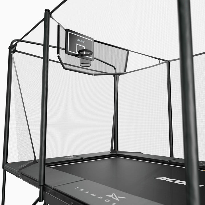Acon X Basketballkorb mit Korbnetz für Trampoline rechteckig – Trampoline, Ansicht 3