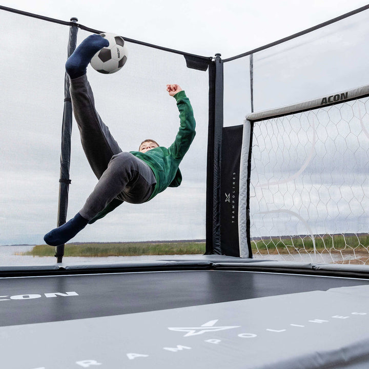 Acon X Trampolin-Fußballtor für Trampolin rechteckig – Trampoline, Ansicht 6