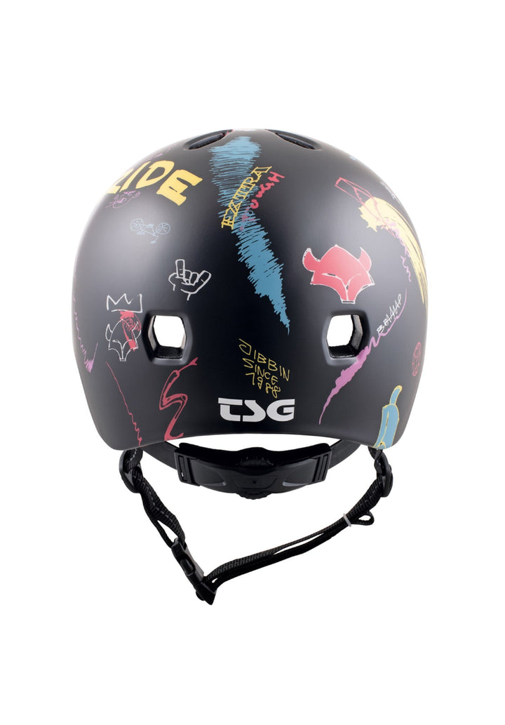 TSG Helm Meta Graphic Design black drip-in