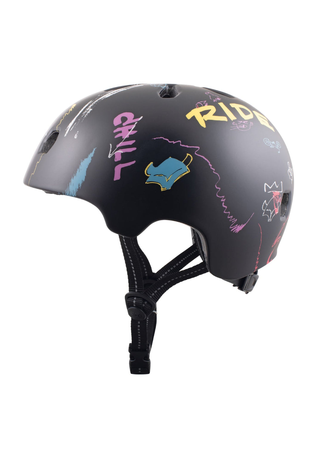 TSG Helm Meta Graphic Design black drip-in