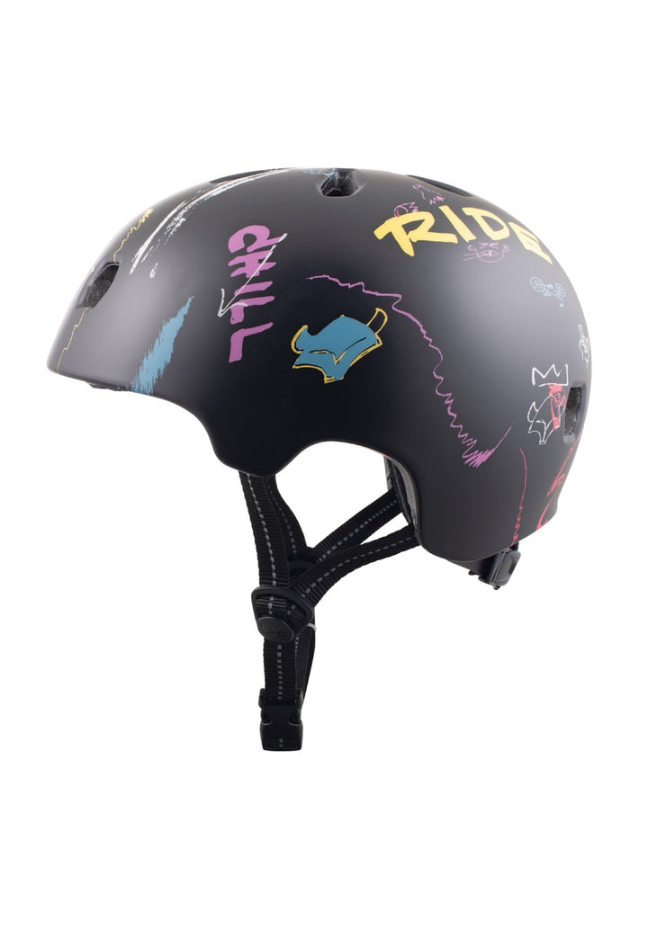 TSG Helm Meta Graphic Design black drip-in