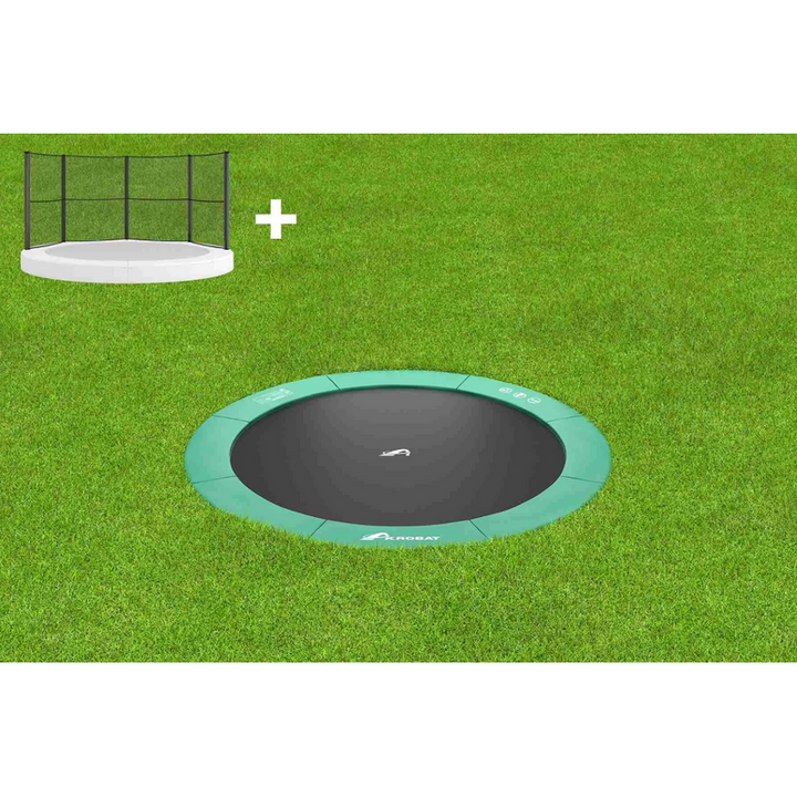 Akrobat Orbit Flat Trampolin Rund – Trampoline, Ansicht 5