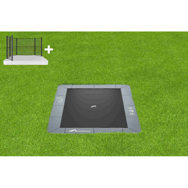 Akrobat Trampolin Orbit Flat Rechteckig – Trampoline, Ansicht 2